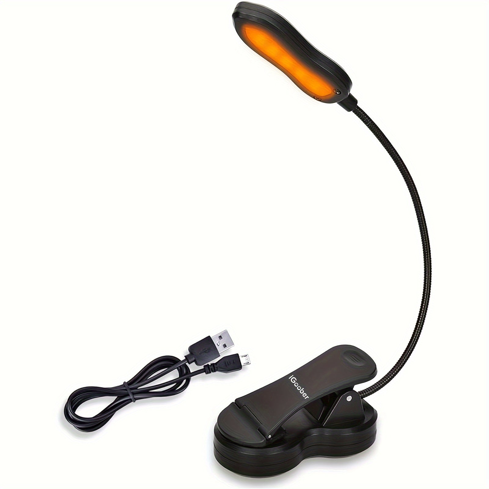 Rechargeable Amber Book Light: Bye bye Blue Light!