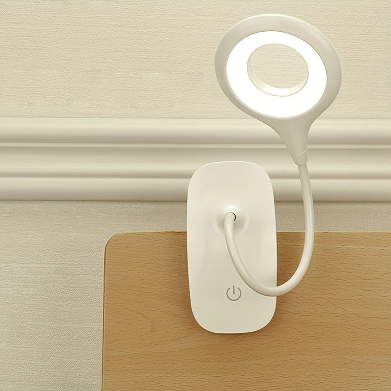 Rechargeable Amber Reading Light (Clip-On, Dimmable)