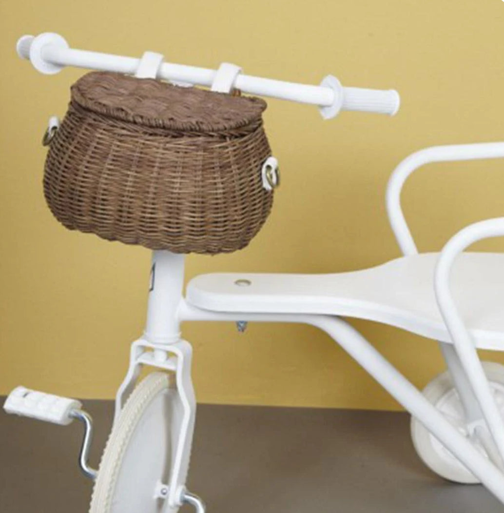 Woven Bicycle Basket: Let Your Little Adventurer Ride in Style!