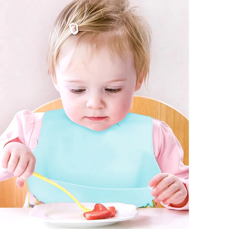 Silicone Baby Bib (Easy Clean Up!)